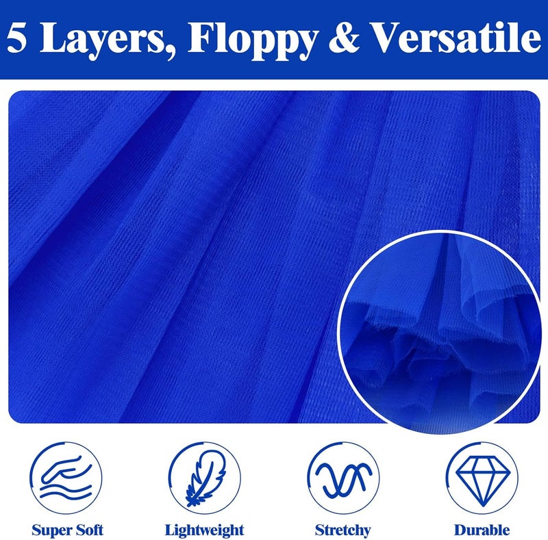 Sarfel Tutu for Women Adults 5 Layerd Tutu Skirts for Women Fluffy Halloween Tutus Adult Tutus Womens Tulle Skirt 80s Costume - Image 4